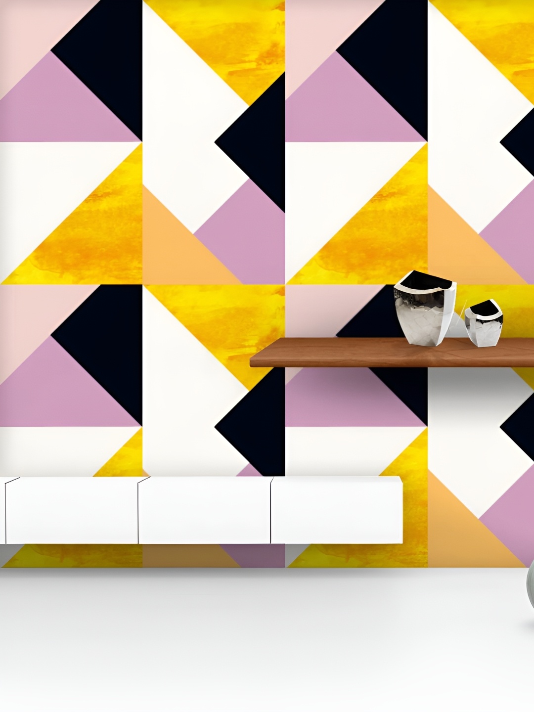 ArtzFolio Printed UV-Resistant Anti-Bacterial Geometric Pattern Peel & Stick Wallpaper, Multi
ArtzFolio Printed UV-Resistant Anti-Bacterial Geometric Pattern Peel & Stick Wallpaper, Multi