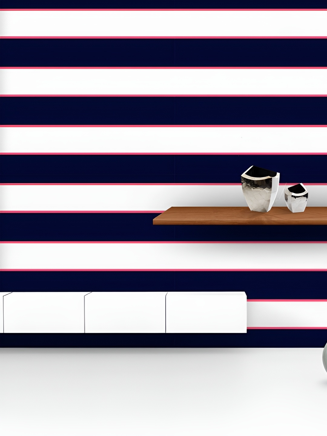 ArtzFolio Printed UV-Resistant Anti-Bacterial Colorful Horizontal Stripes Peel & Stick Wallpaper, Multi
ArtzFolio Printed UV-Resistant Anti-Bacterial Colorful Horizontal Stripes Peel & Stick Wallpaper, Multi