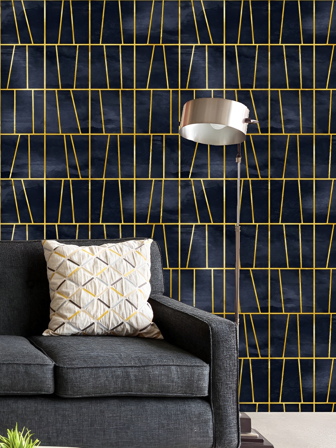 ArtzFolio Printed UV-Resistant Anti-Bacterial Geometric Pattern Peel & Stick Wallpaper, Multi
ArtzFolio Printed UV-Resistant Anti-Bacterial Geometric Pattern Peel & Stick Wallpaper, Multi