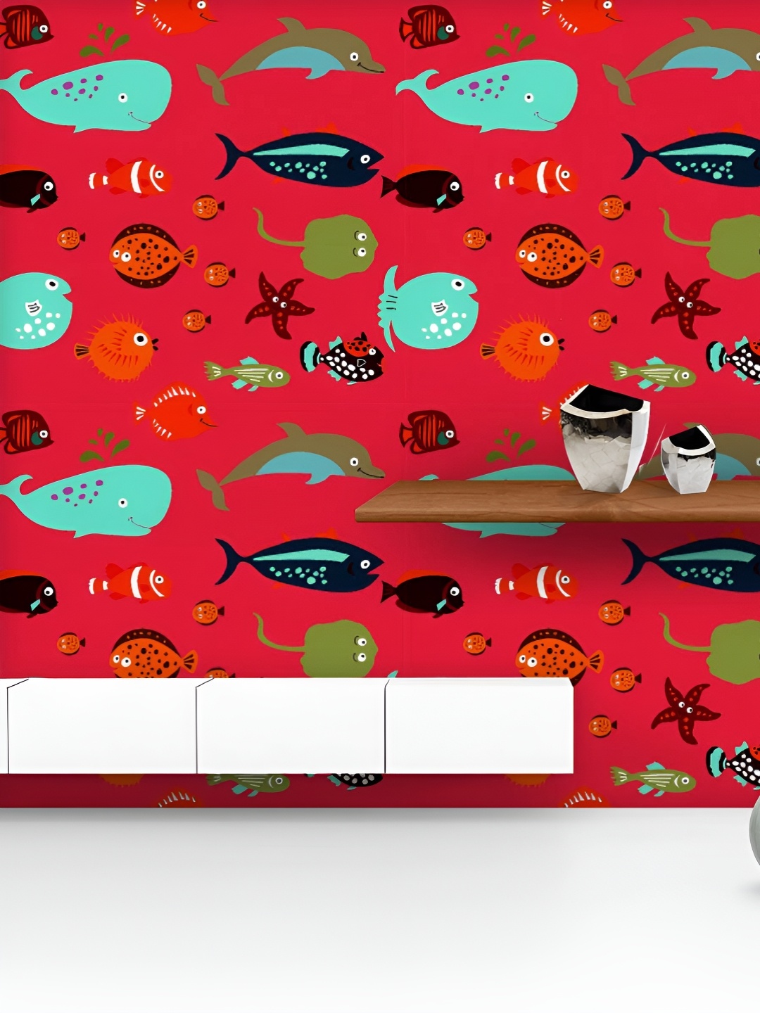 ArtzFolio Printed UV-Resistant Anti-Bacterial Marine Pattern Peel & Stick Wallpaper, Multi
ArtzFolio Printed UV-Resistant Anti-Bacterial Marine Pattern Peel & Stick Wallpaper, Multi