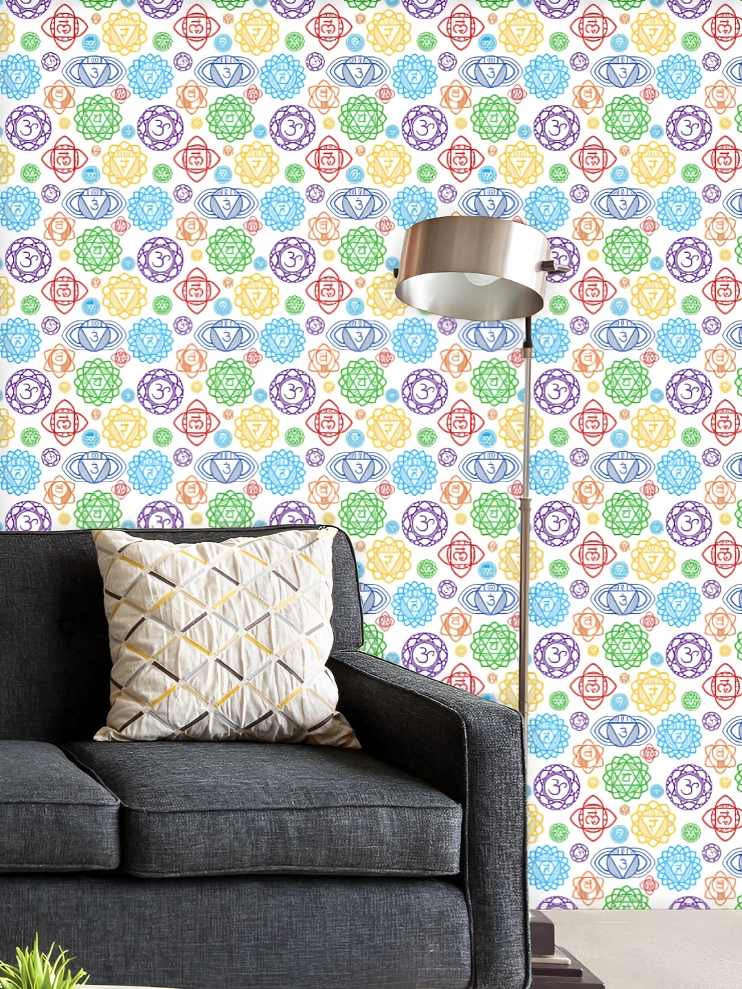 ArtzFolio Printed UV-Resistant Anti-Bacterial Hindu Chakras Energy Peel & Stick Wallpaper, Multi
ArtzFolio Printed UV-Resistant Anti-Bacterial Hindu Chakras Energy Peel & Stick Wallpaper, Multi