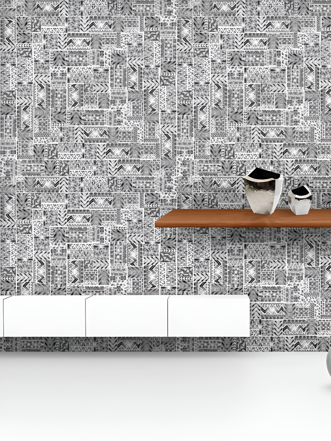 ArtzFolio Printed UV-Resistant Anti-Bacterial Tribal Elegant Ornamental Pattern Peel & Stick Wallpaper, Multi
ArtzFolio Printed UV-Resistant Anti-Bacterial Tribal Elegant Ornamental Pattern Peel & Stick Wallpaper, Multi