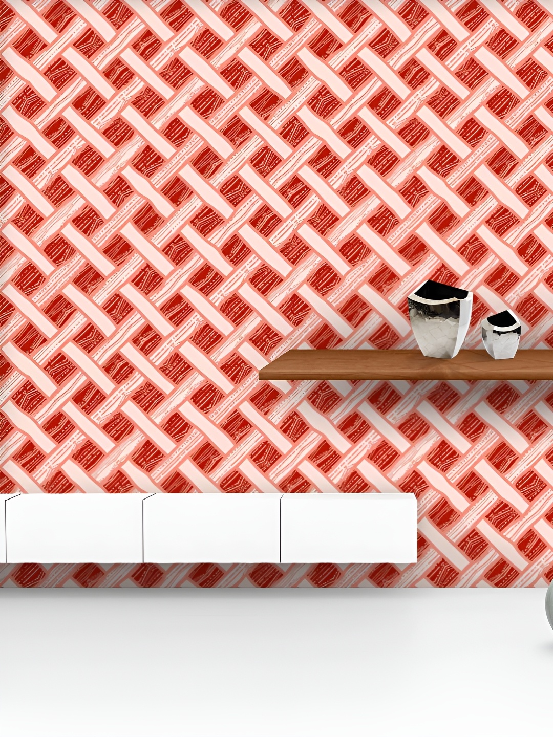 ArtzFolio Printed UV-Resistant Anti-Bacterial Red Criss-Cross Peel & Stick Wallpaper, Multi
ArtzFolio Printed UV-Resistant Anti-Bacterial Red Criss-Cross Peel & Stick Wallpaper, Multi