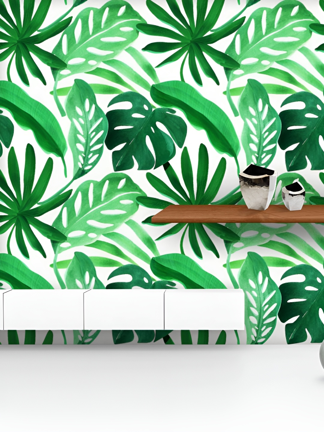ArtzFolio Printed UV-Resistant Anti-Bacterial Watercolor Tropical Leaves Peel & Stick Wallpaper, Multi
ArtzFolio Printed UV-Resistant Anti-Bacterial Watercolor Tropical Leaves Peel & Stick Wallpaper, Multi