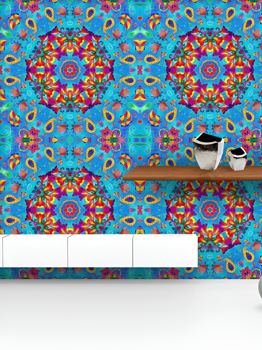 ArtzFolio Printed UV-Resistant Anti-Bacterial Vintage Watercolor Mandalas Peel & Stick Wallpaper, Multi
ArtzFolio Printed UV-Resistant Anti-Bacterial Vintage Watercolor Mandalas Peel & Stick Wallpaper, Multi