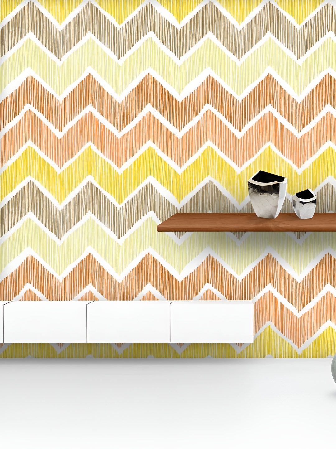 ArtzFolio Printed UV-Resistant Anti-Bacterial Chevron Zig Zag Peel & Stick Wallpaper, Multi
ArtzFolio Printed UV-Resistant Anti-Bacterial Chevron Zig Zag Peel & Stick Wallpaper, Multi