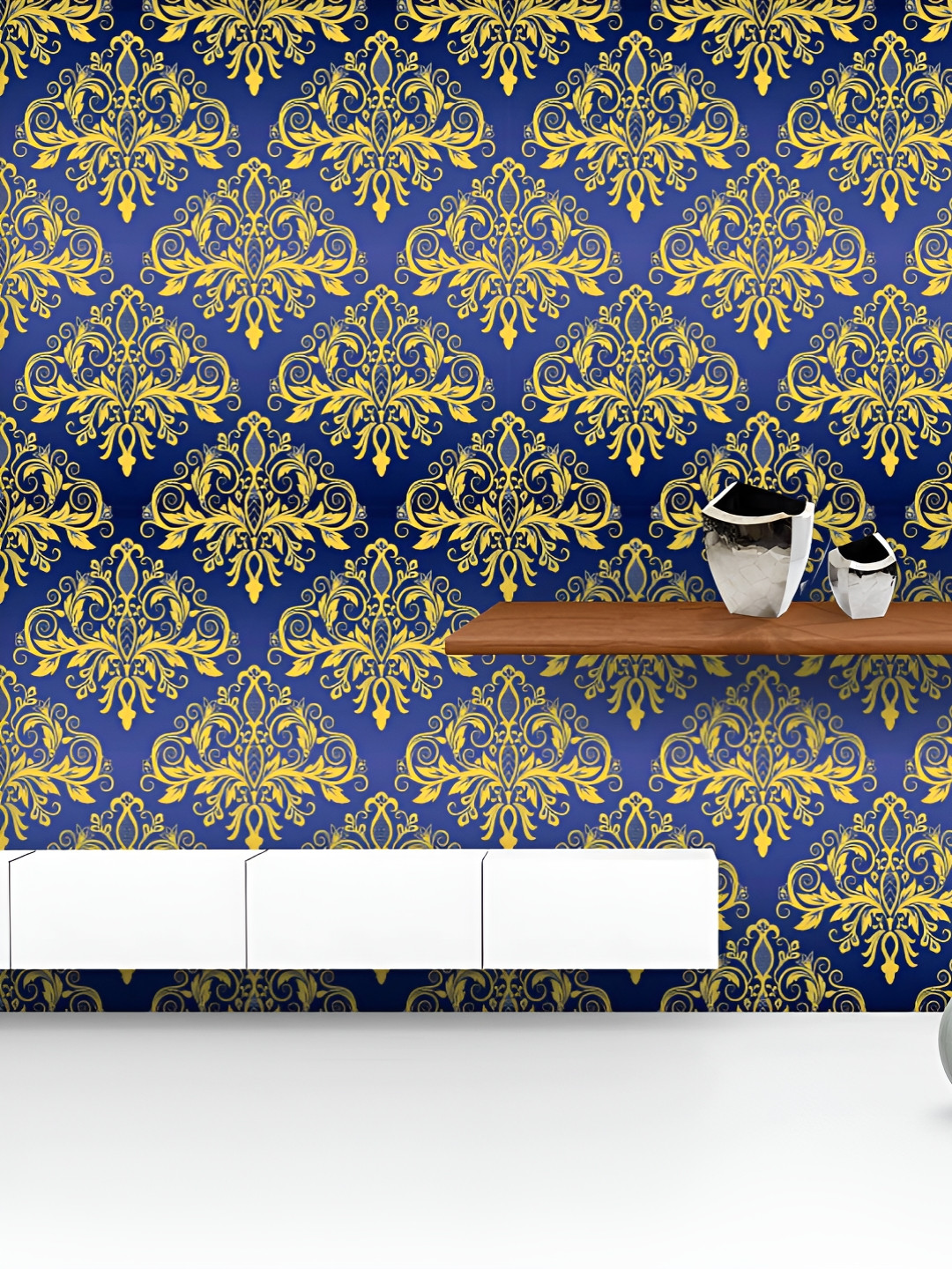 ArtzFolio Printed UV-Resistant Anti-Bacterial Damask Pattern Peel & Stick Wallpaper, Multi
ArtzFolio Printed UV-Resistant Anti-Bacterial Damask Pattern Peel & Stick Wallpaper, Multi