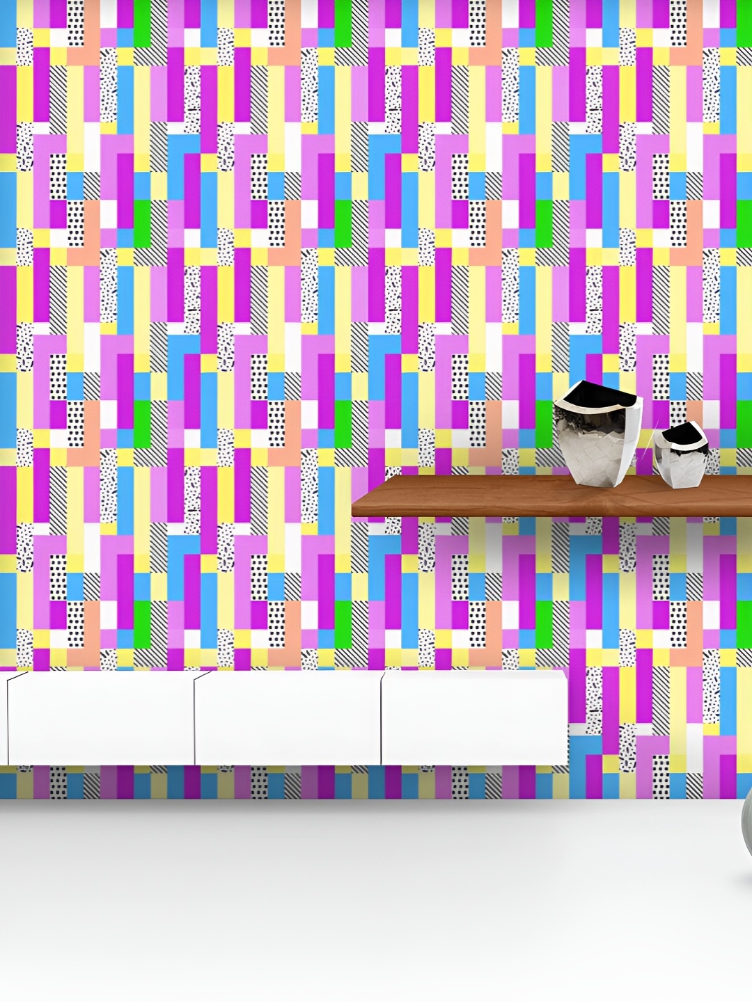 ArtzFolio Printed UV-Resistant Anti-Bacterial Watercolour Geometric Pattern Peel & Stick Wallpaper, Multi
ArtzFolio Printed UV-Resistant Anti-Bacterial Watercolour Geometric Pattern Peel & Stick Wallpaper, Multi