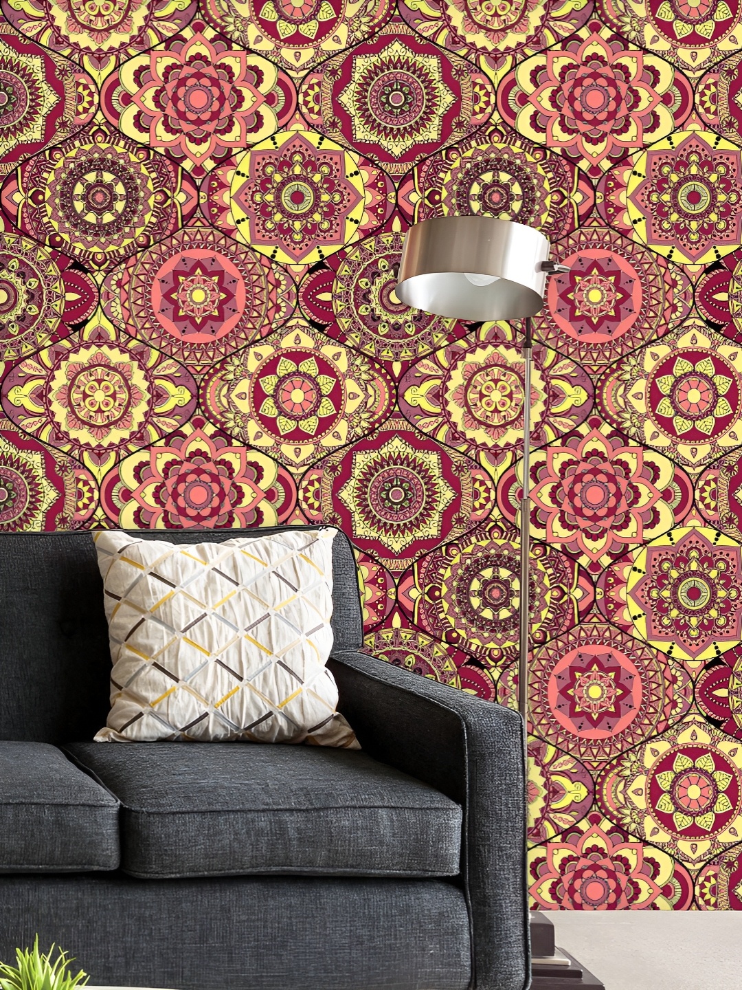 ArtzFolio Printed UV-Resistant Anti-Bacterial Vintage Arabic Indian Motifs Peel & Stick Wallpaper, Multi
ArtzFolio Printed UV-Resistant Anti-Bacterial Vintage Arabic Indian Motifs Peel & Stick Wallpaper, Multi