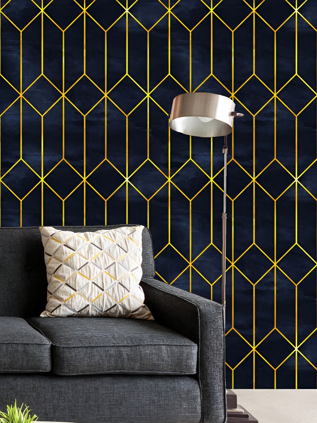 ArtzFolio Printed UV-Resistant Anti-Bacterial Geometric Pattern Peel & Stick Wallpaper, Multi
ArtzFolio Printed UV-Resistant Anti-Bacterial Geometric Pattern Peel & Stick Wallpaper, Multi