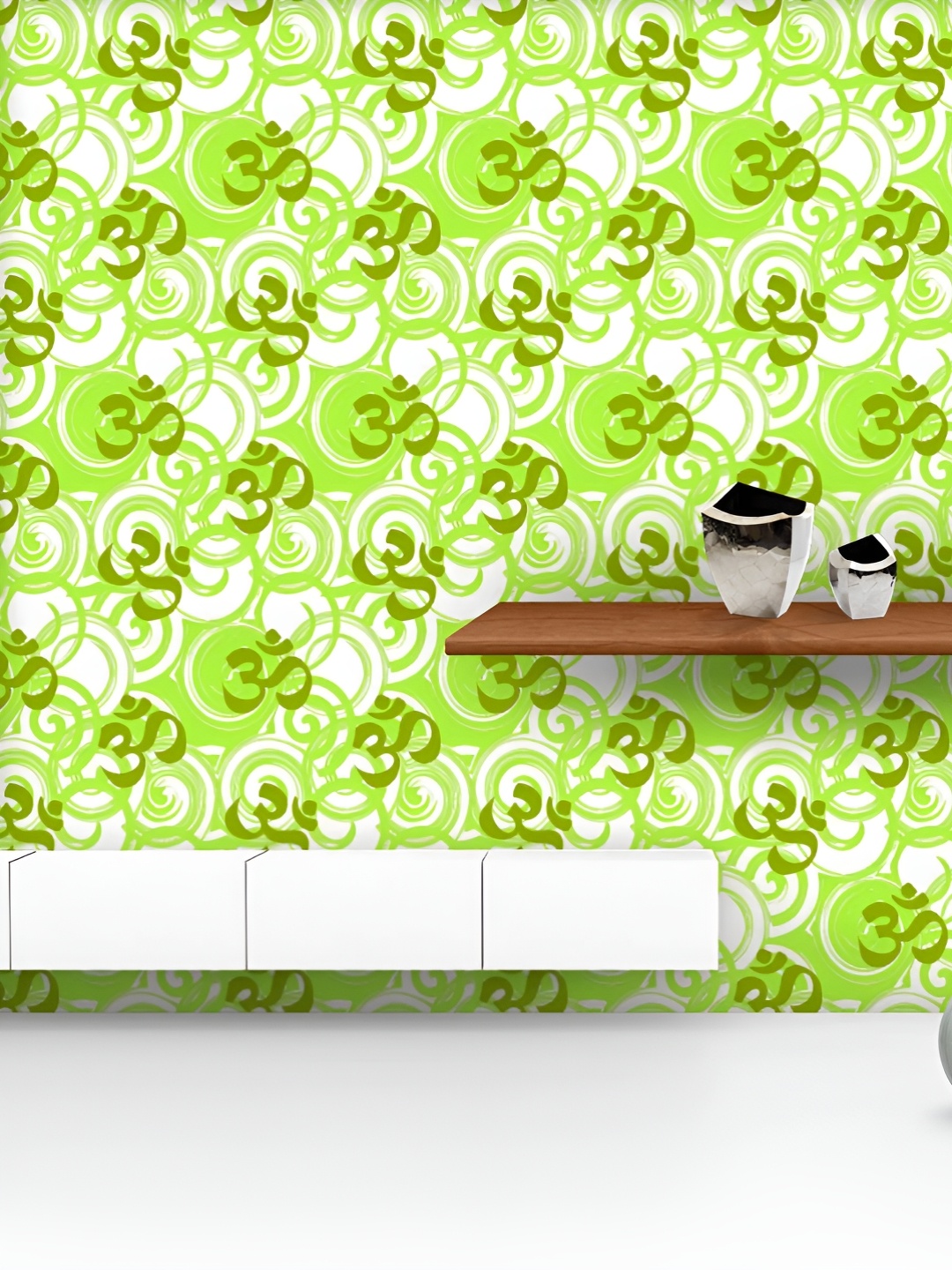 ArtzFolio Printed UV-Resistant Anti-Bacterial Green Hindu Om Aum Symbol Peel & Stick Wallpaper, Multi
ArtzFolio Printed UV-Resistant Anti-Bacterial Green Hindu Om Aum Symbol Peel & Stick Wallpaper, Multi