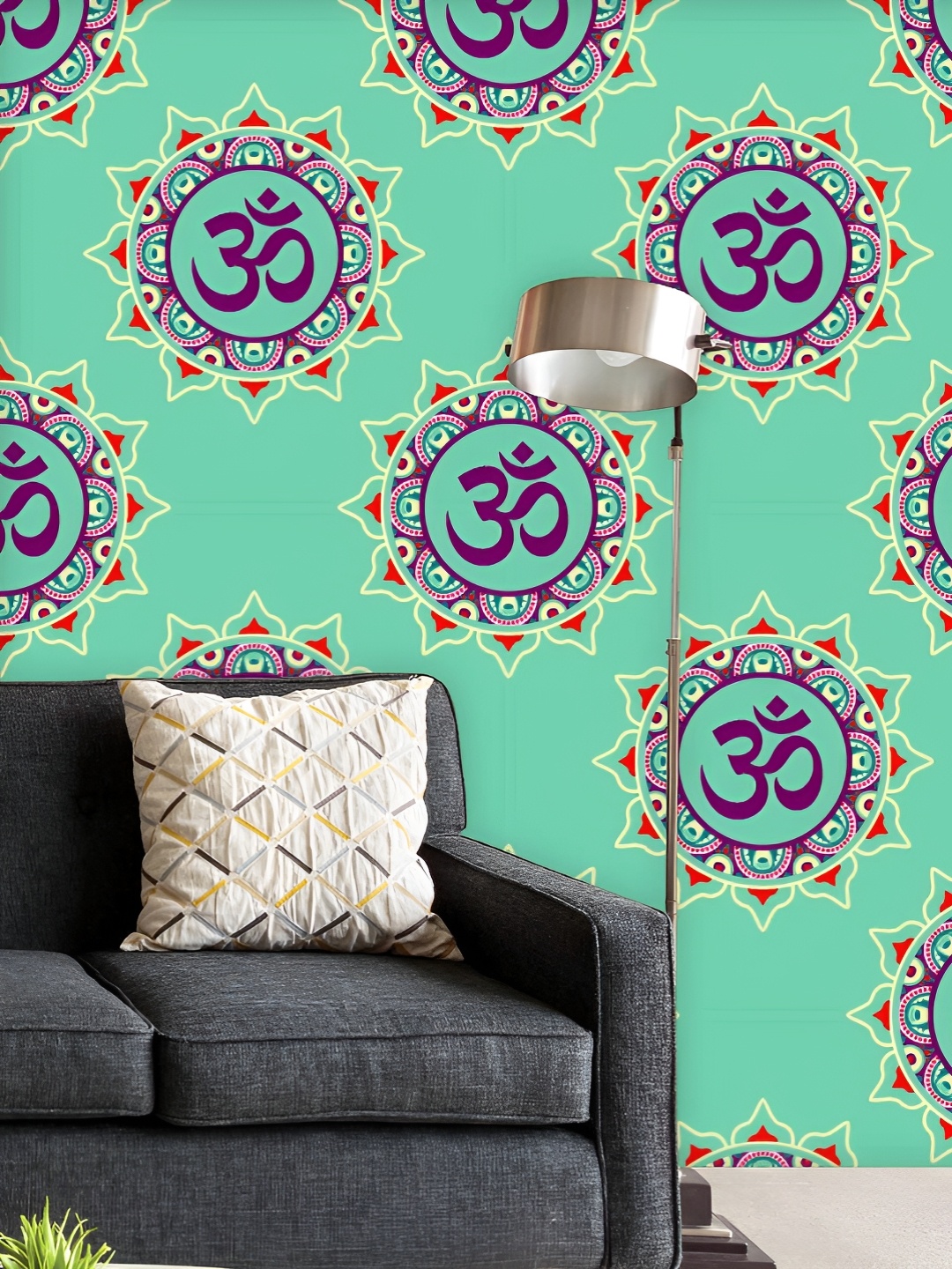 ArtzFolio Printed UV-Resistant Anti-Bacterial Hindu Om Aum Sign Peel & Stick Wallpaper, Multi
ArtzFolio Printed UV-Resistant Anti-Bacterial Hindu Om Aum Sign Peel & Stick Wallpaper, Multi