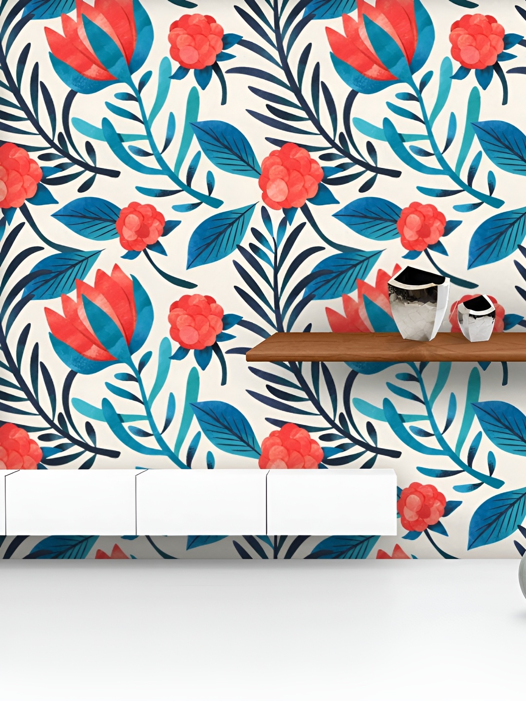 ArtzFolio Printed UV-Resistant Anti-Bacterial Watercolor Floral Pattern Peel & Stick Wallpaper, Multi
ArtzFolio Printed UV-Resistant Anti-Bacterial Watercolor Floral Pattern Peel & Stick Wallpaper, Multi