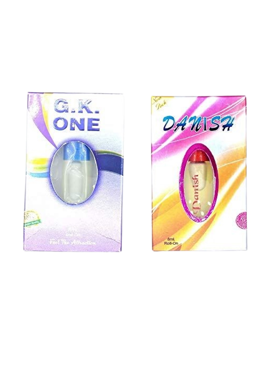 RAVIOUR LIFESTYLE Set Of 2 Danish & G.K One Alcohol-Free Roll On Attar - 8 ml Each, Transparent
RAVIOUR LIFESTYLE Set Of 2 Danish & G.K One Alcohol-Free Roll On Attar - 8 ml Each, Transparent