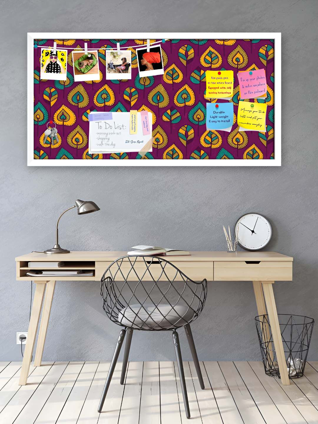 ArtzFolio Wooden Notice Pin Board, Multi
ArtzFolio Wooden Notice Pin Board, Multi