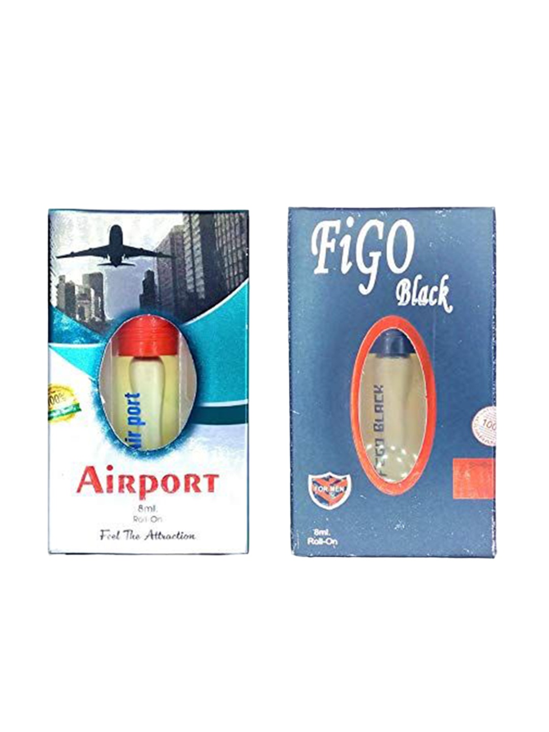 RAVIOUR LIFESTYLE Set Of 2 Figo Black & Airport 100% Pure Alcohol-Free Attar - 8 ml Each, Transparent
RAVIOUR LIFESTYLE Set Of 2 Figo Black & Airport 100% Pure Alcohol-Free Attar - 8 ml Each, Transparent