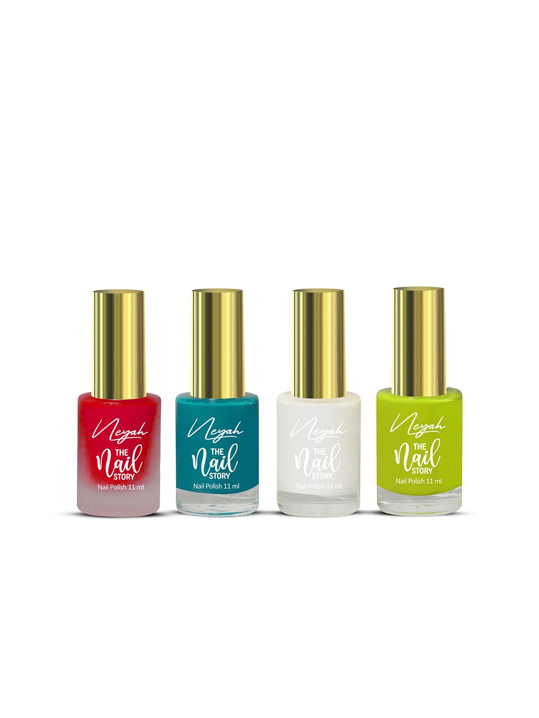 Neyah The Nail Story Set Of 4 Nail Polish - 11 ml Each- TNS126 - TNS116 - TNS102- TNS121, Red
Neyah The Nail Story Set Of 4 Nail Polish - 11 ml Each- TNS126 - TNS116 - TNS102- TNS121, Red