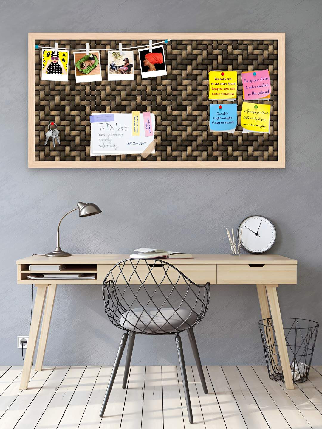 ArtzFolio Wooden Notice Pin Board, Multi
ArtzFolio Wooden Notice Pin Board, Multi