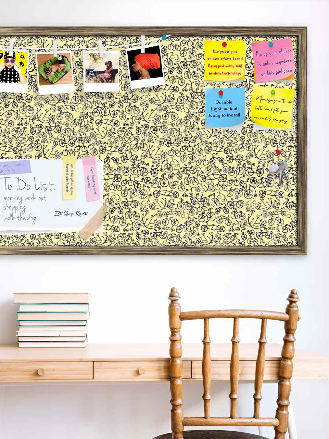 ArtzFolio Wooden Notice Pin Board, Multi 
ArtzFolio Wooden Notice Pin Board, Multi