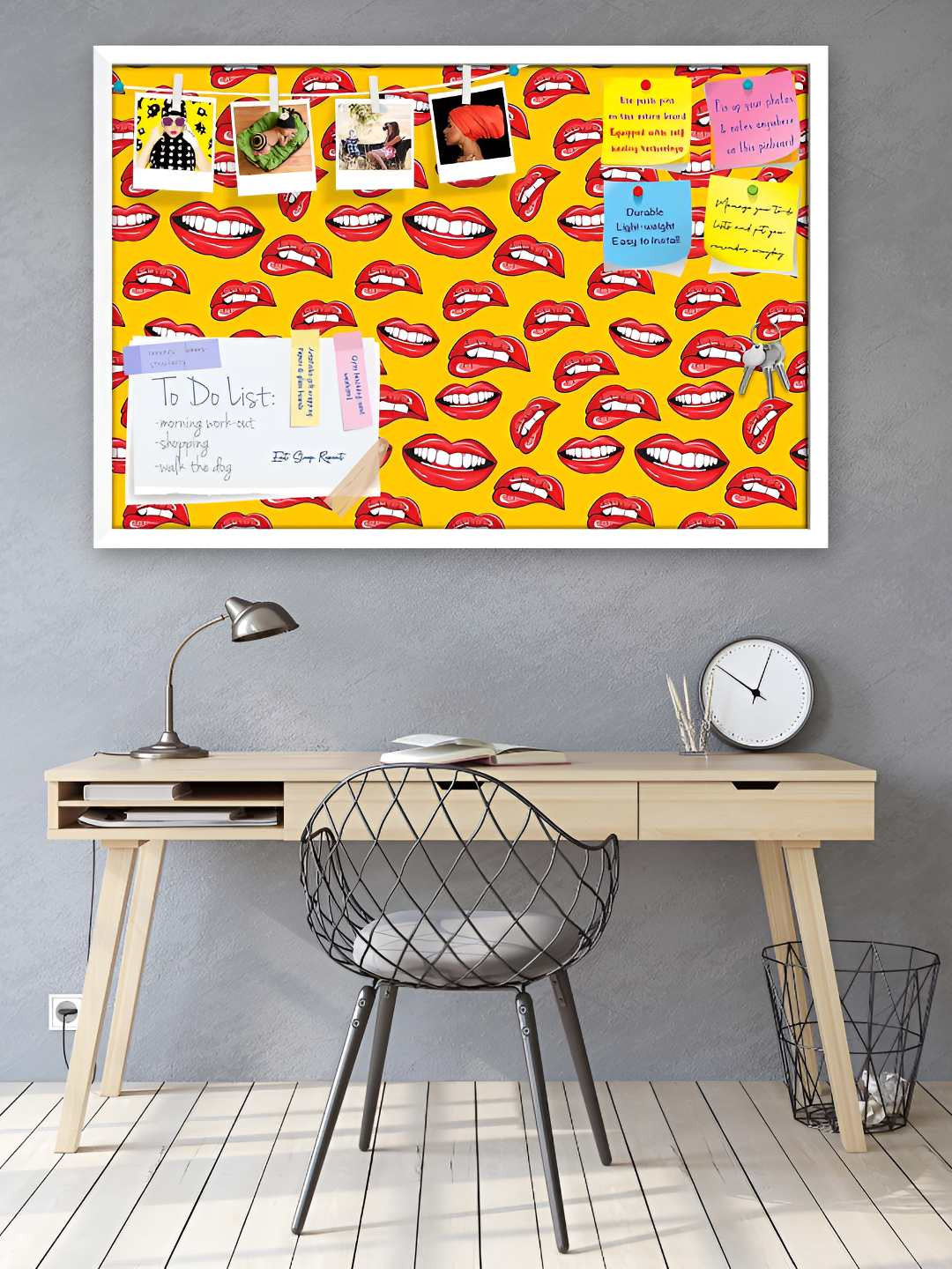 ArtzFolio Wooden Notice Pin Board, Multi 
ArtzFolio Wooden Notice Pin Board, Multi