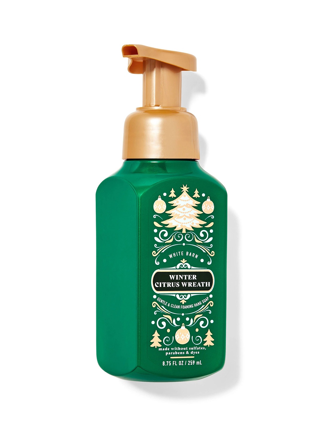 Bath & Body Works Winter Citrus Wreath Gentle & Clean Foaming Hand Wash - 259ml, Green
Bath & Body Works Winter Citrus Wreath Gentle & Clean Foaming Hand Wash - 259ml, Green