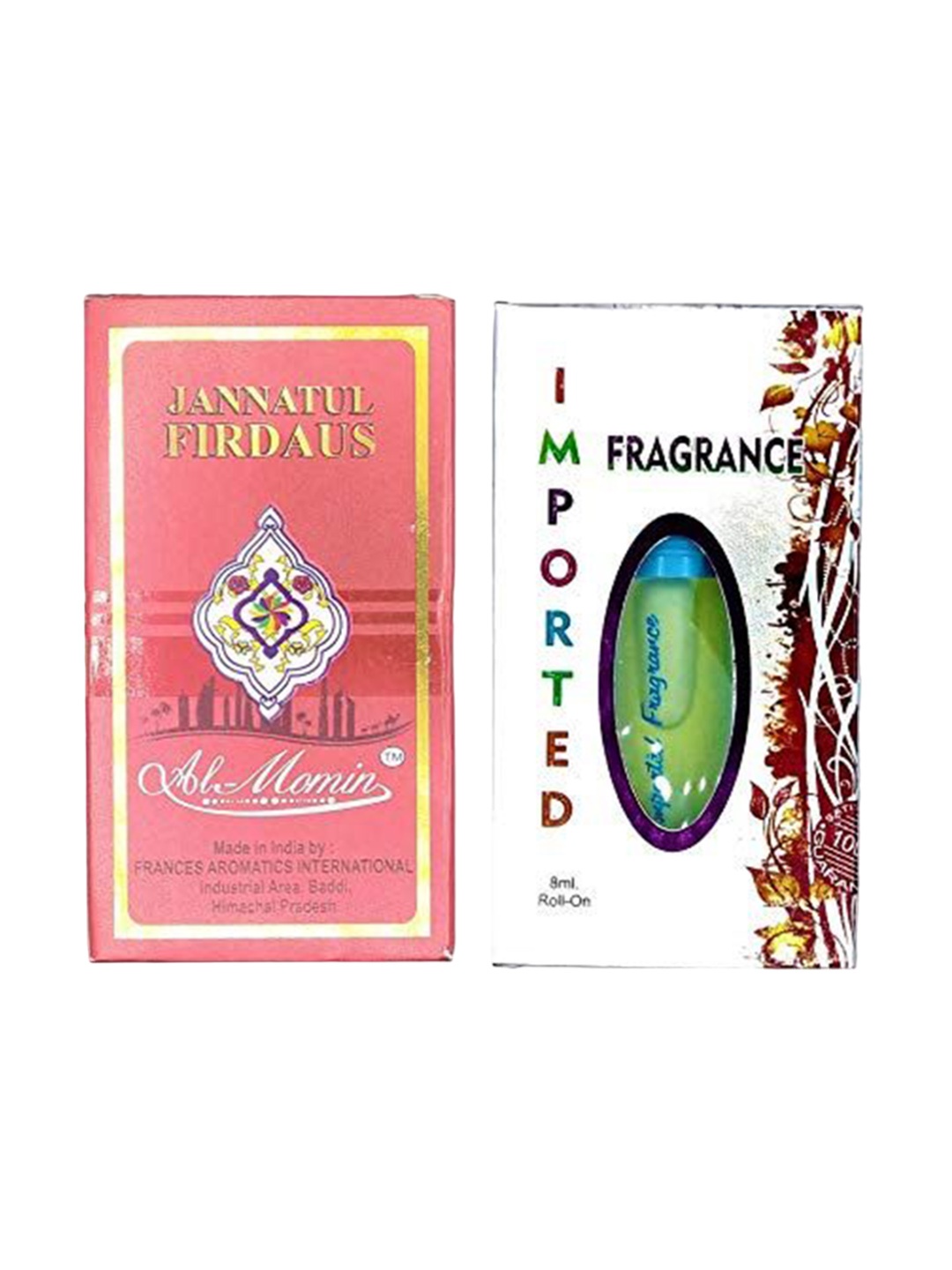 RAVIOUR LIFESTYLE Set Of 2 Imported & Jannat Ul Firdous Alcohol-Free Attar - 8 ml Each, Transparent
RAVIOUR LIFESTYLE Set Of 2 Imported & Jannat Ul Firdous Alcohol-Free Attar - 8 ml Each, Transparent