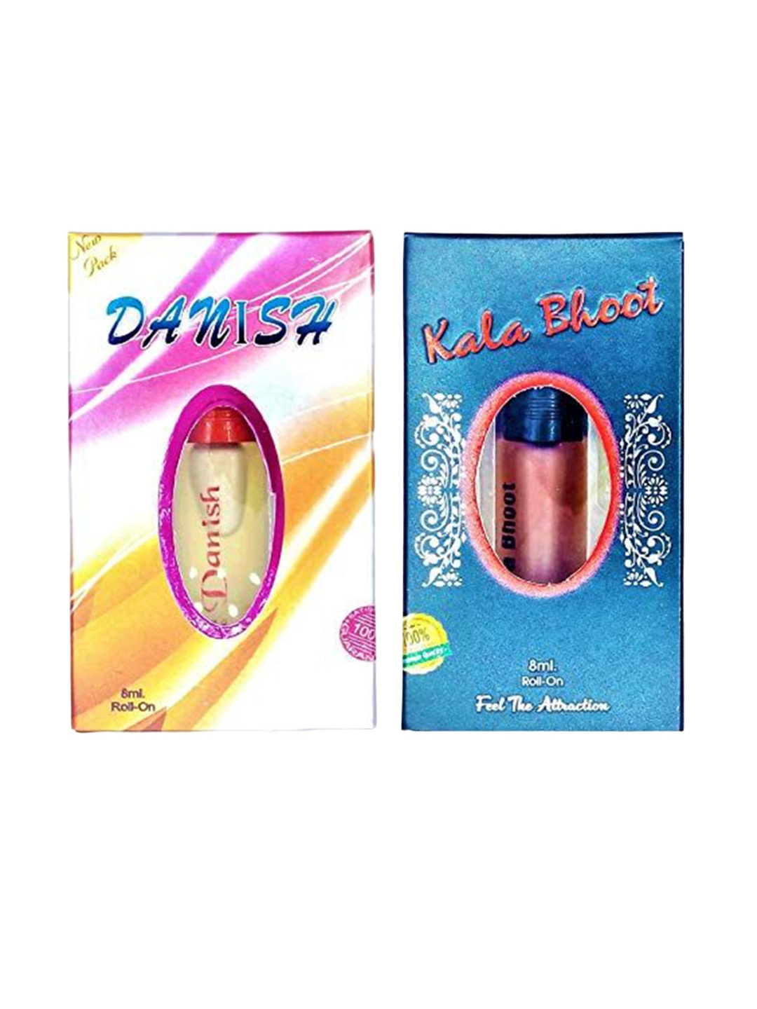 RAVIOUR LIFESTYLE Set Of 2 Kala Bhoot - Danish 100% Natural Roll On Attar - 8ml Each, Transparent
RAVIOUR LIFESTYLE Set Of 2 Kala Bhoot - Danish 100% Natural Roll On Attar - 8ml Each, Transparent