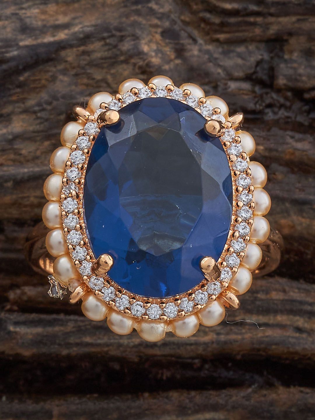 Kushal's Fashion Jewellery Gold-Plated Cubic Zirconia Stone Studded Adjustable Finger Ring
Kushal's Fashion Jewellery Gold-Plated Cubic Zirconia Stone Studded Adjustable Finger Ring