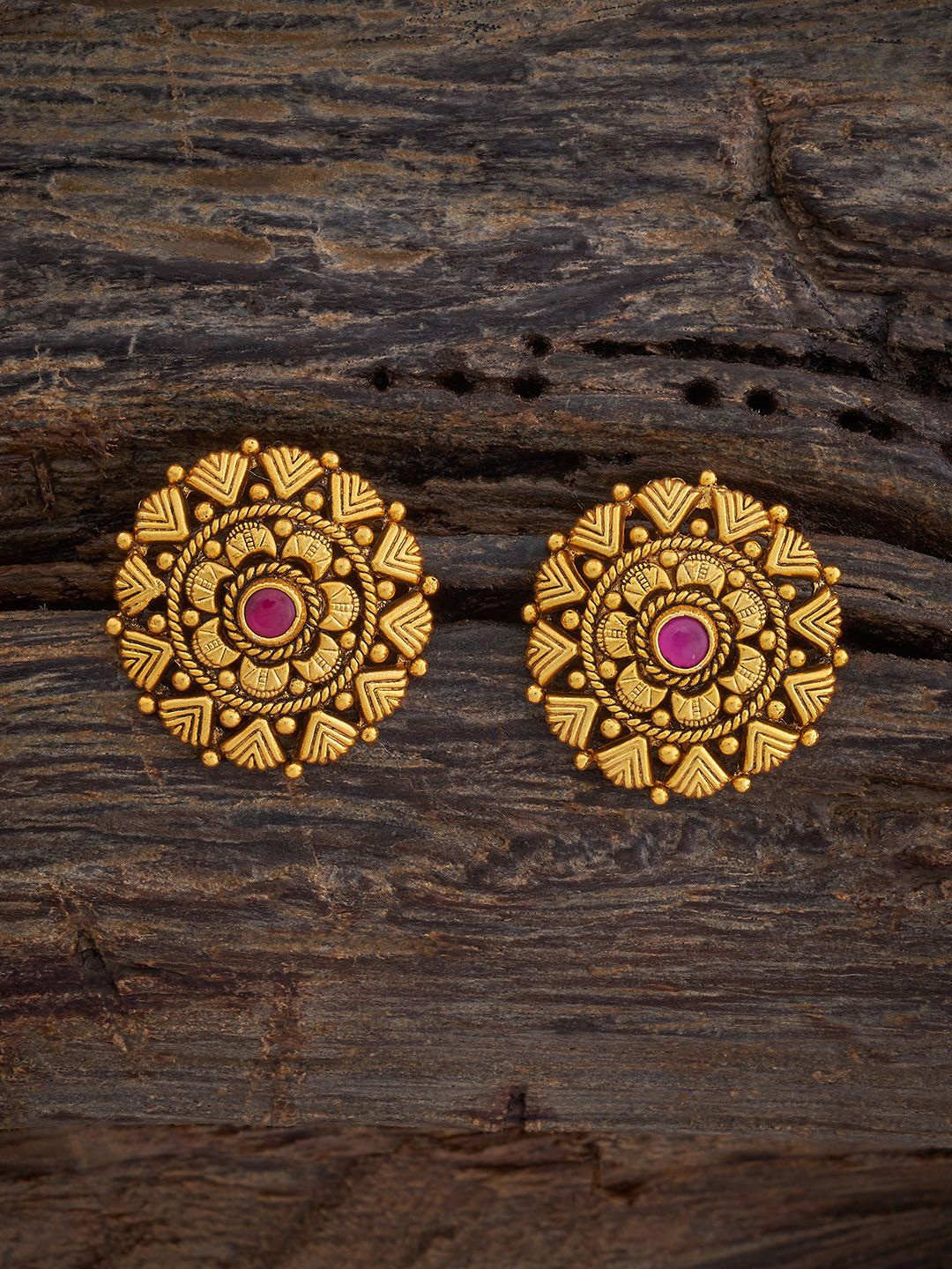 Kushal's Fashion Jewellery Silver Gold Plated Stone Studded & Beaded Circular Temple Studs
Kushal's Fashion Jewellery Silver Gold Plated Stone Studded & Beaded Circular Temple Studs