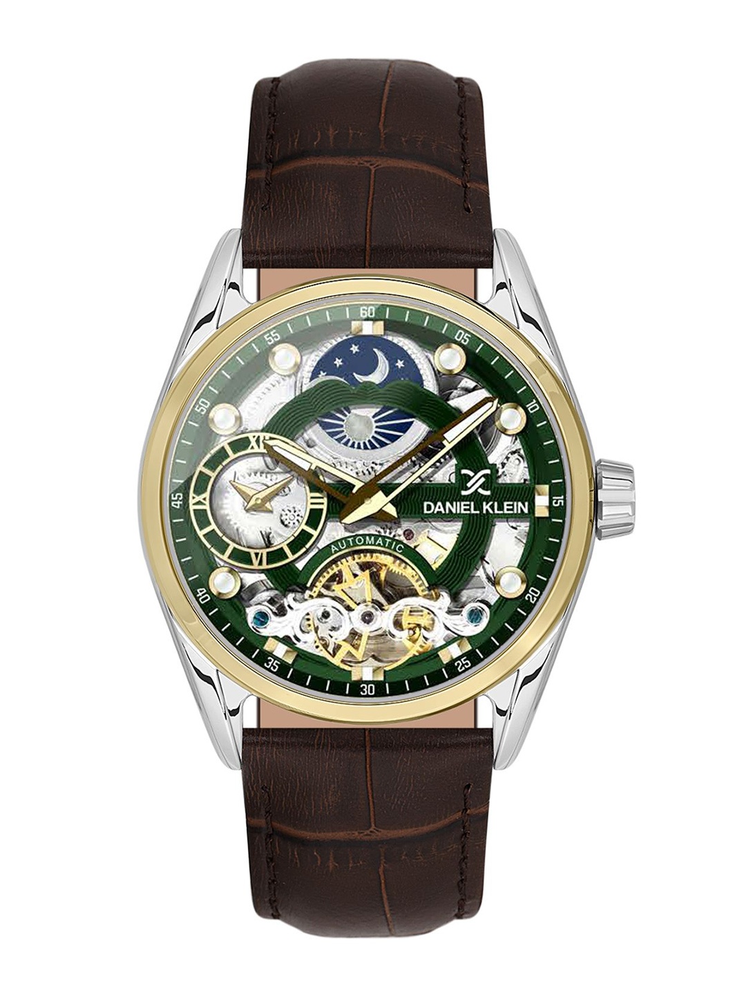 Daniel Klein Men Printed Dial & Leather Textured Straps Analogue Watch DK.1.13856-4, Green
Daniel Klein Men Printed Dial & Leather Textured Straps Analogue Watch DK.1.13856-4, Green