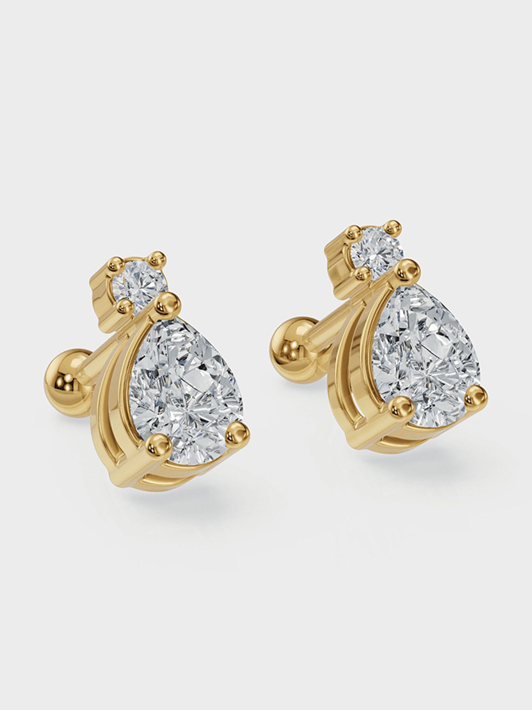 Anushka Jain Jewellery 925 Sterling Silver Gold-Plated CZ Studded Teardrop Studs Earrings
Anushka Jain Jewellery 925 Sterling Silver Gold-Plated CZ Studded Teardrop Studs Earrings
