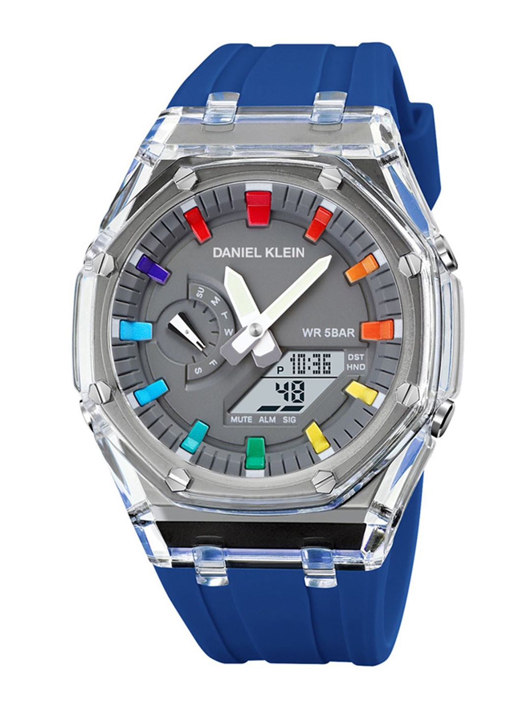 Daniel Klein Men Printed Dial & Straps Analogue and Digital Automatic Watch Dk.2100-3, Grey
Daniel Klein Men Printed Dial & Straps Analogue and Digital Automatic Watch Dk.2100-3, Grey
