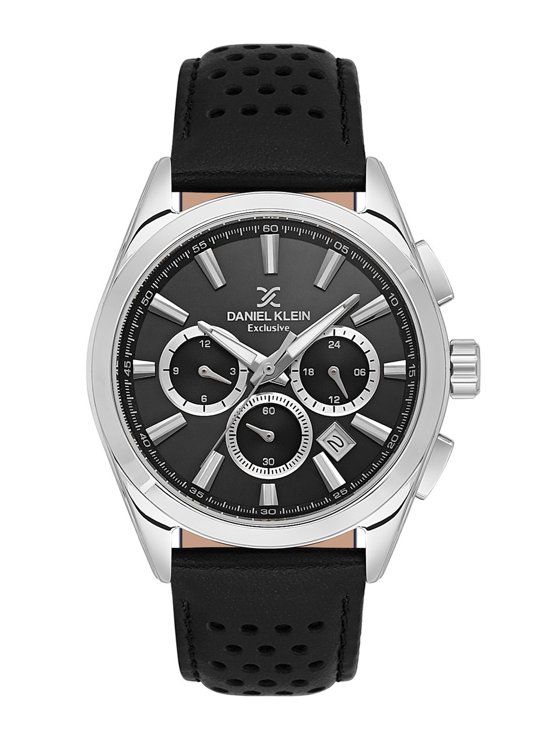 Daniel Klein Men Round Dial & Leather Textured Straps Quartz Analogue Watch DK.1.13809-2, Black
Daniel Klein Men Round Dial & Leather Textured Straps Quartz Analogue Watch DK.1.13809-2, Black