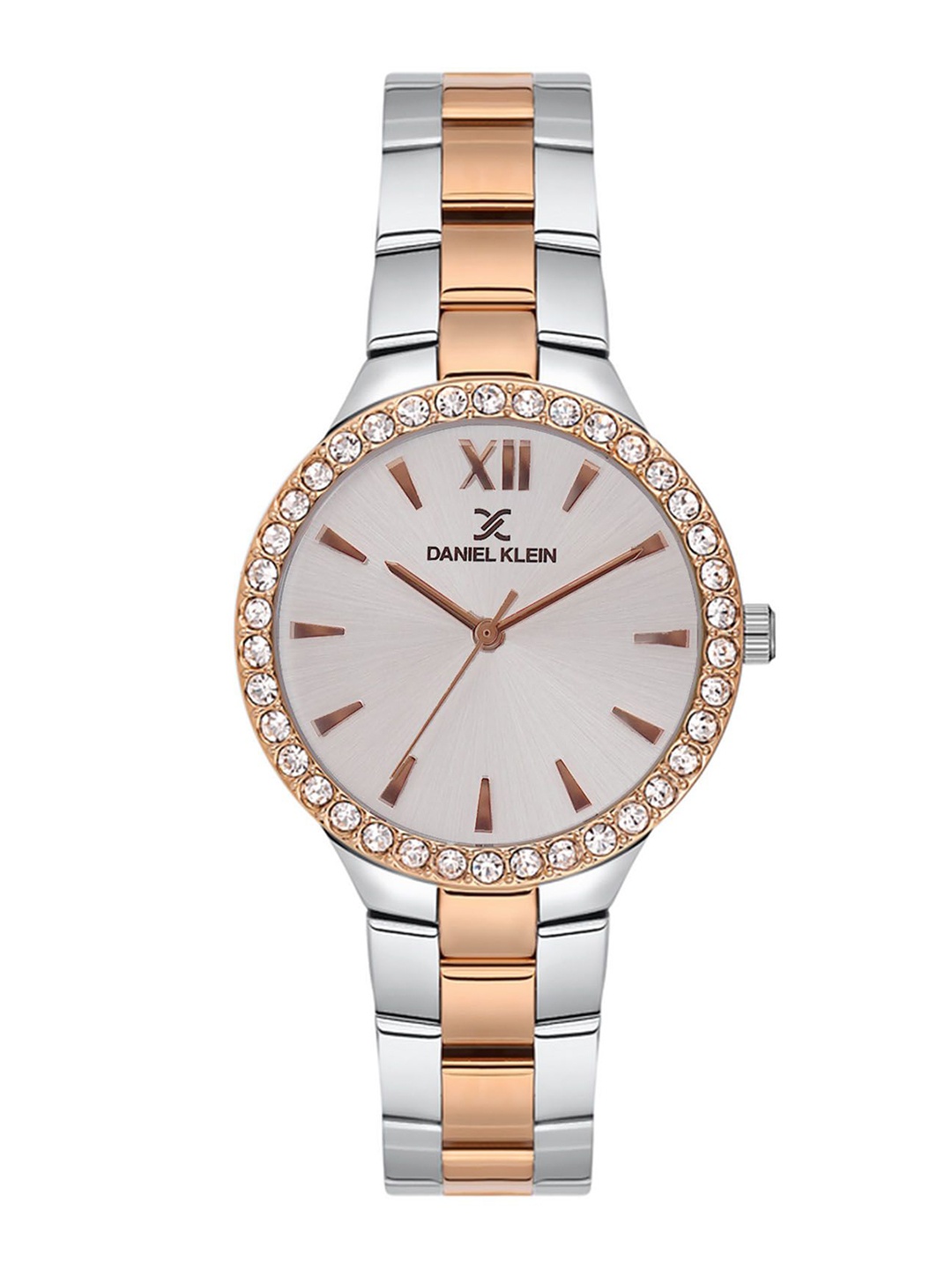 Daniel Klein Women Embellished Dial & Bracelet Style Straps Analogue Watch DK.1.13205-8, Silver
Daniel Klein Women Embellished Dial & Bracelet Style Straps Analogue Watch DK.1.13205-8, Silver