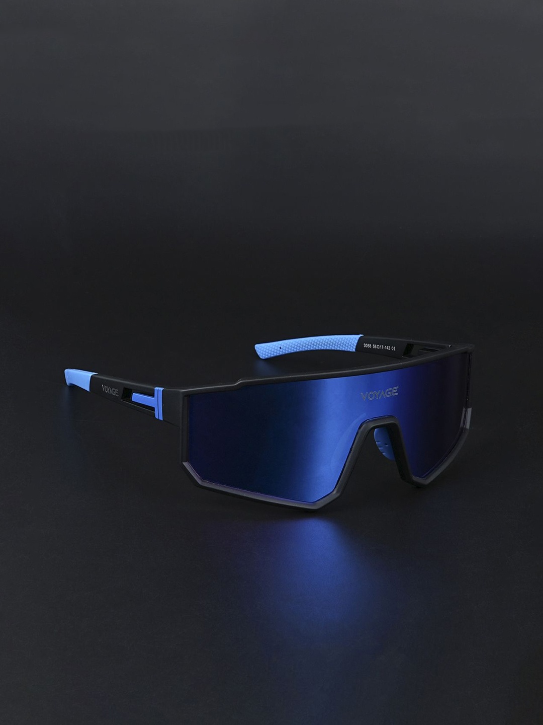 Voyage Unisex Sports Sunglasses with Polarised and UV Protected Lens 3058PMG6055, Blue
Voyage Unisex Sports Sunglasses with Polarised and UV Protected Lens 3058PMG6055, Blue