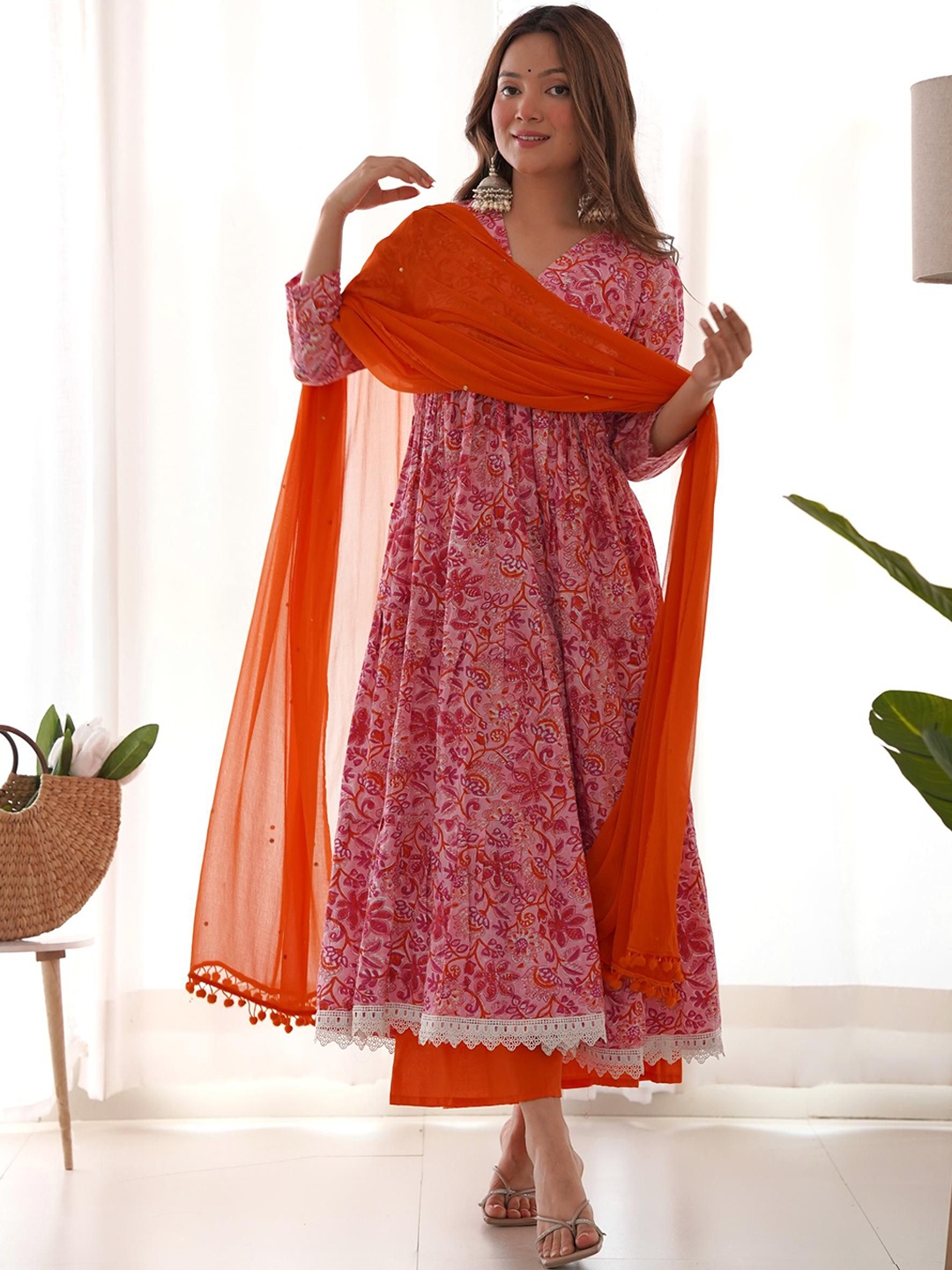 Rangpur Women Ethnic Motifs Printed Regular Kurta with Palazzos & With Dupatta, Magenta
Rangpur Women Ethnic Motifs Printed Regular Kurta with Palazzos & With Dupatta, Magenta