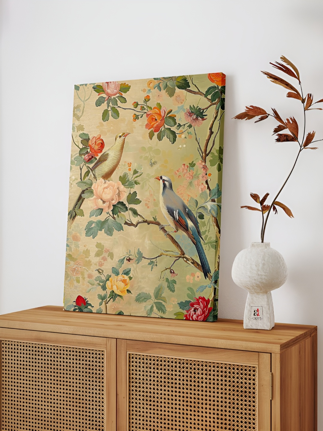 Art Street Orange & Green Indian Folk Jardin Bird Stretched Canvas Painting Wall Art
Art Street Orange & Green Indian Folk Jardin Bird Stretched Canvas Painting Wall Art