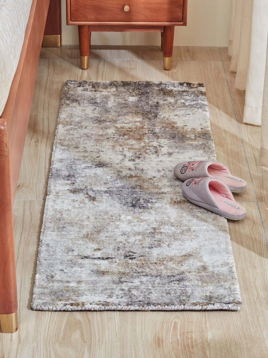 Home Centre Paradise Rafael Grey and Brown Abstract Printed Anti Skid Bedroom Runners
Home Centre Paradise Rafael Grey and Brown Abstract Printed Anti Skid Bedroom Runners