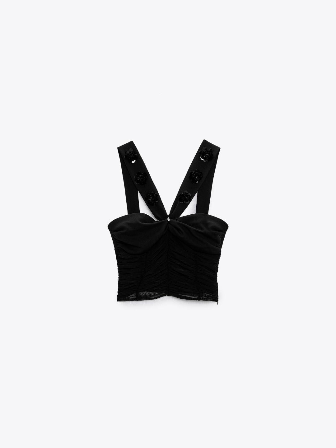 ZARA Women Black Tops 
ZARA Women Black Tops