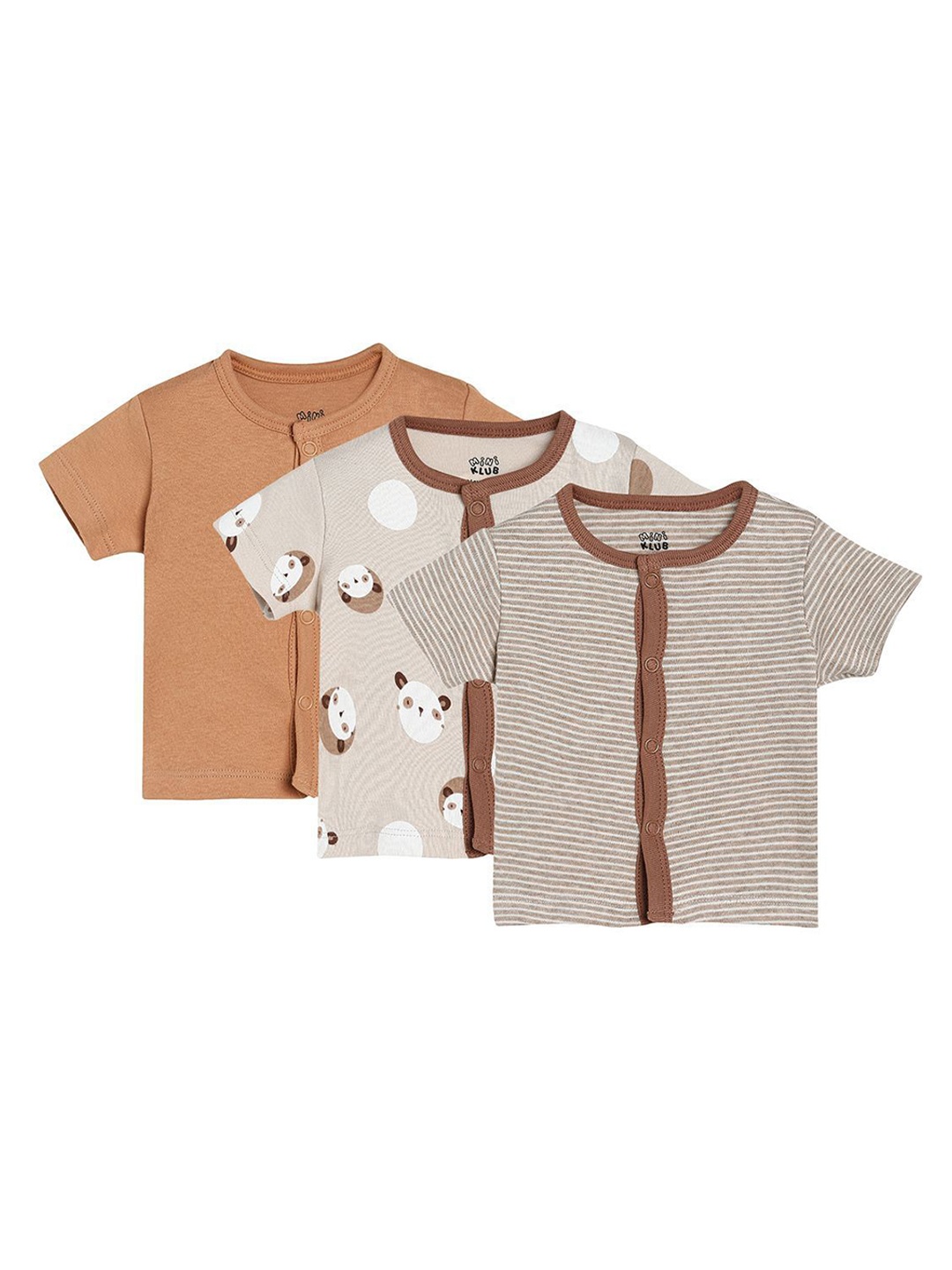 MINI KLUB Kids New Born And Baby Pack Of 3 Short Sleeves 99NUFV993-ON-MULTI, Rust
MINI KLUB Kids New Born And Baby Pack Of 3 Short Sleeves 99NUFV993-ON-MULTI, Rust