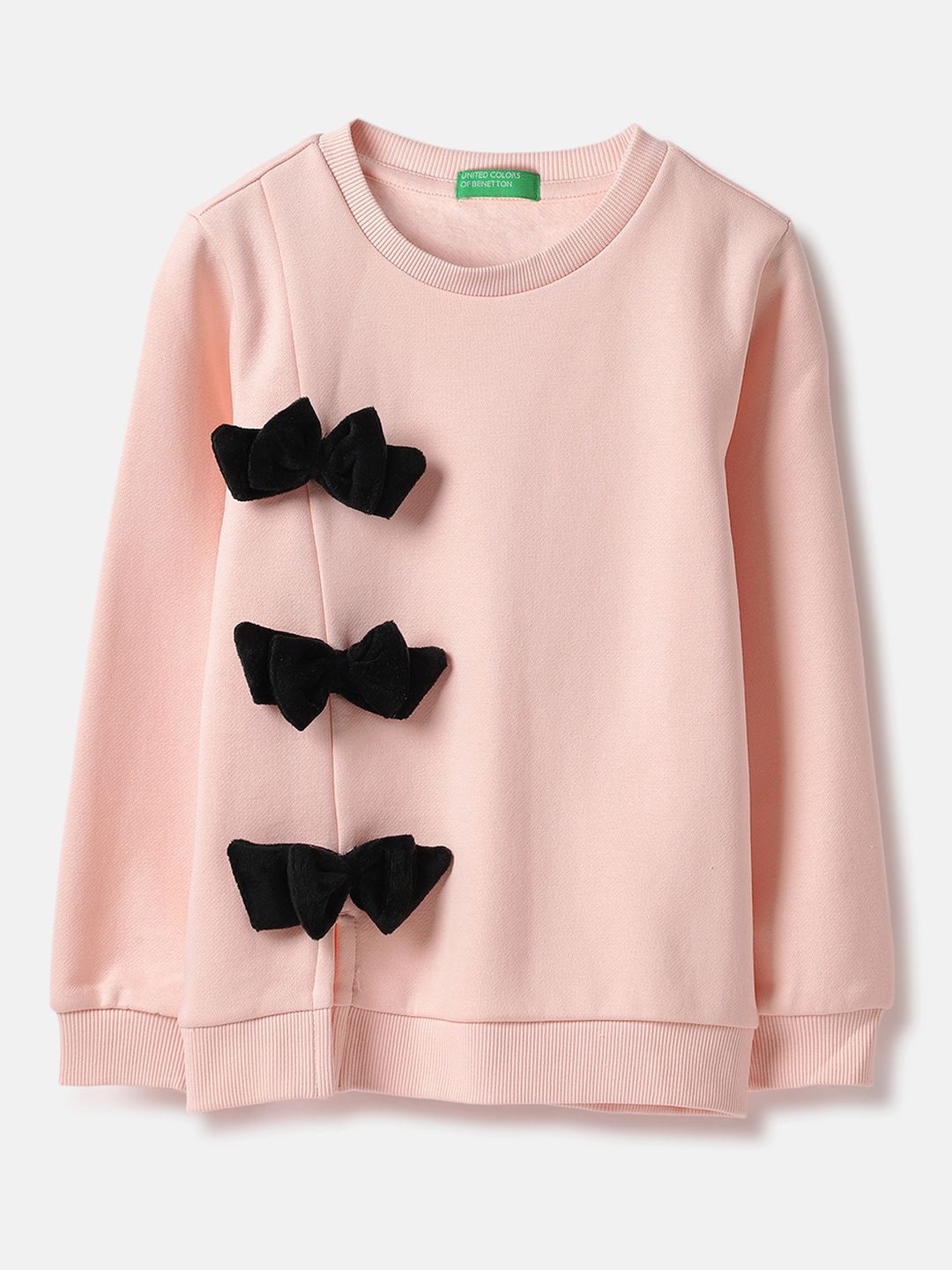 United Colors of Benetton Girls Solid Round Neck Cotton Pullover Ribbed Sweatshirt, Pink
United Colors of Benetton Girls Solid Round Neck Cotton Pullover Ribbed Sweatshirt, Pink