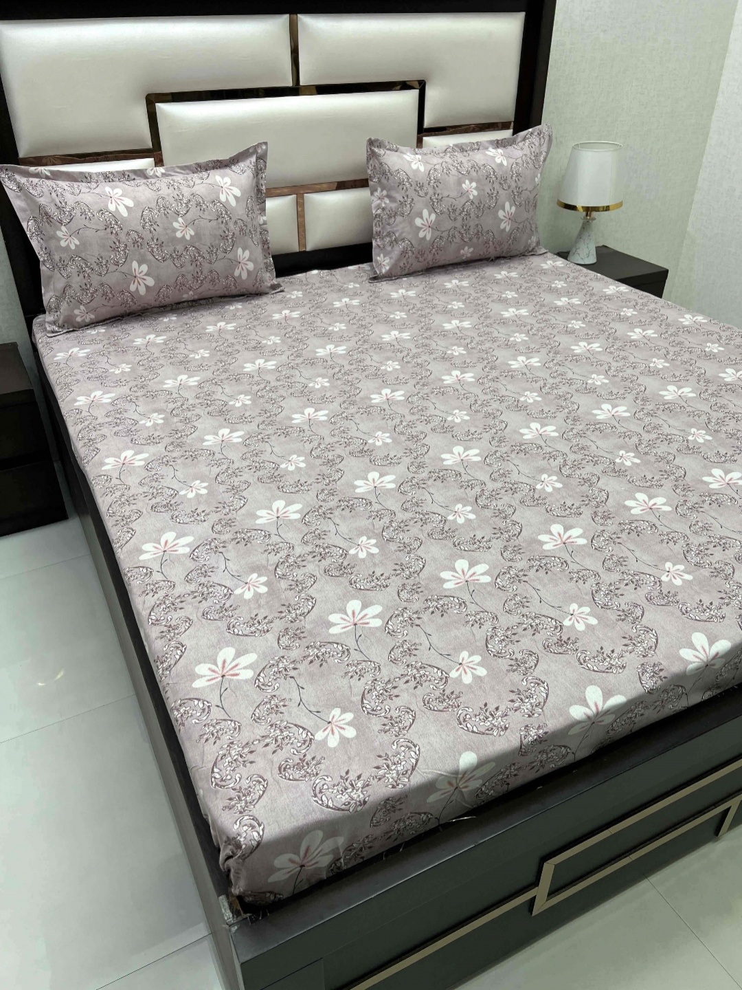 Pure Decor Cotton Queen Size Double Bedsheet With 2 Pillow Covers 2.28m X 2.54m, Purple
Pure Decor Cotton Queen Size Double Bedsheet With 2 Pillow Covers 2.28m X 2.54m, Purple
