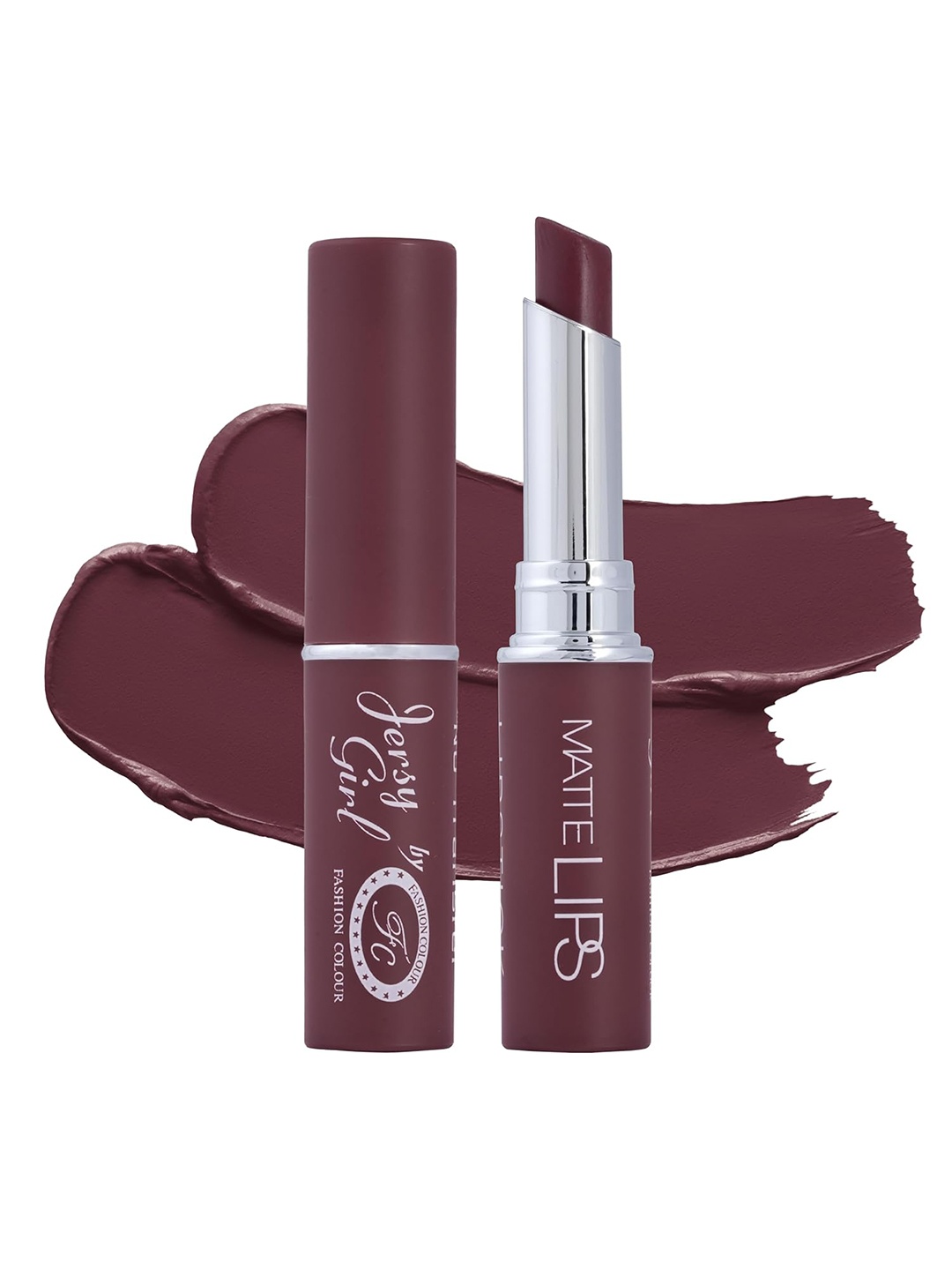 Fashion Colour Jersy Girl Kiss Proof No Transfer Matte Lipstick 2 g - Ladies Night 24, Brown
Fashion Colour Jersy Girl Kiss Proof No Transfer Matte Lipstick 2 g - Ladies Night 24, Brown