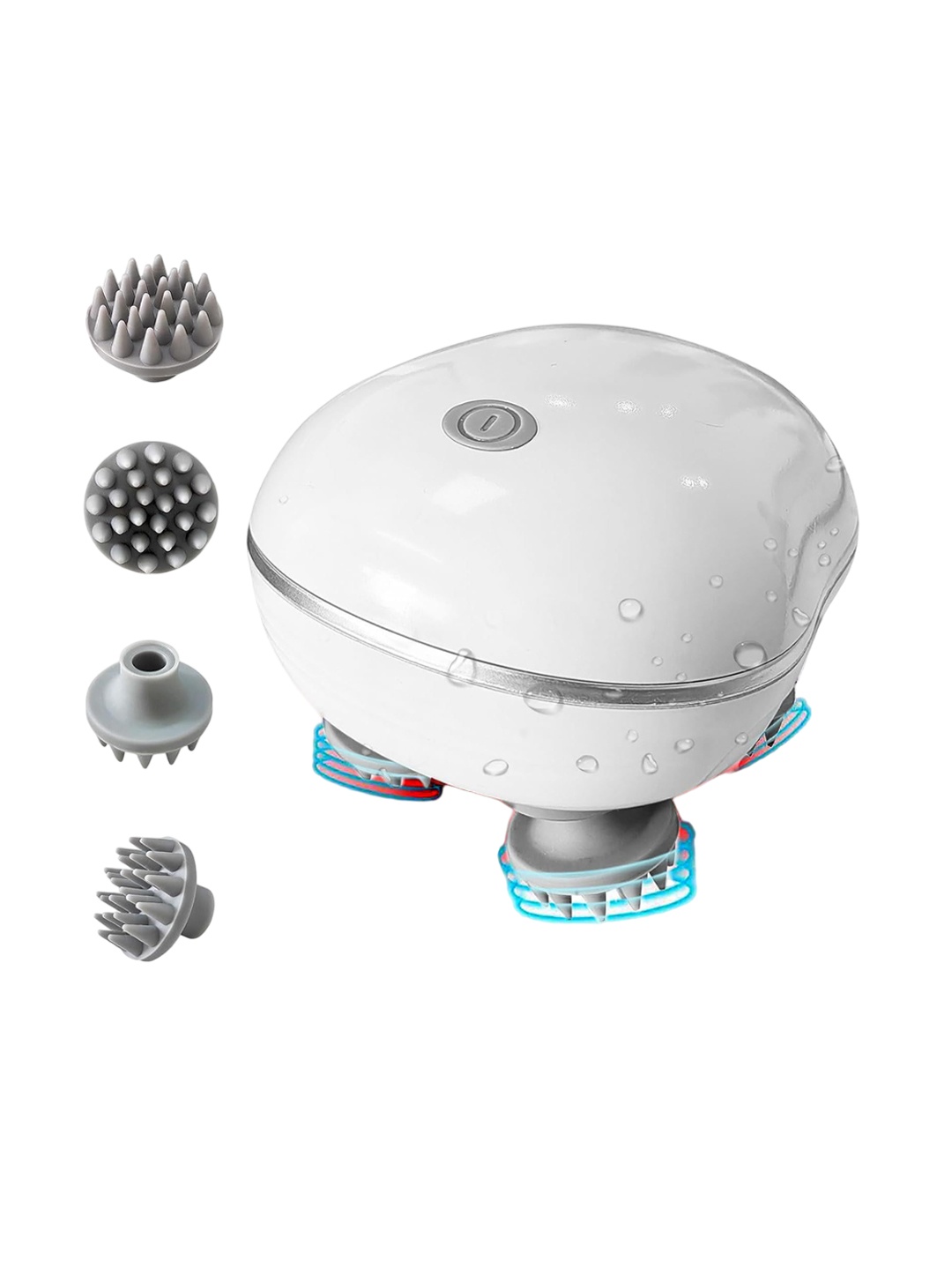BELENZO Advance Red Light Therapy Electric Head Scalp Massager For Hair Growth, White
BELENZO Advance Red Light Therapy Electric Head Scalp Massager For Hair Growth, White