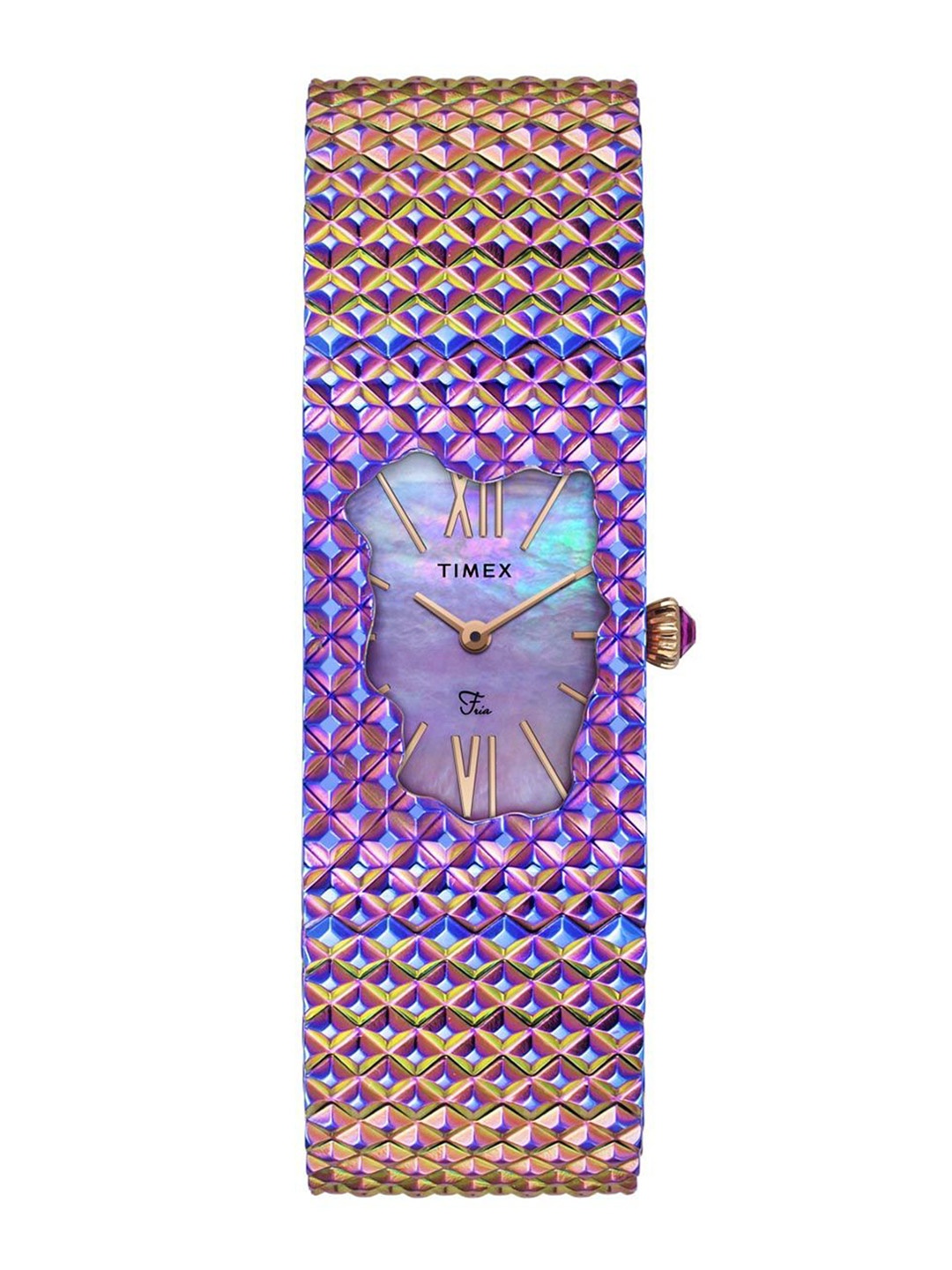 Timex Women Mother of Pearl Dial & Stainless Steel Bracelet Style Straps Analogue Watch, Purple
Timex Women Mother of Pearl Dial & Stainless Steel Bracelet Style Straps Analogue Watch, Purple