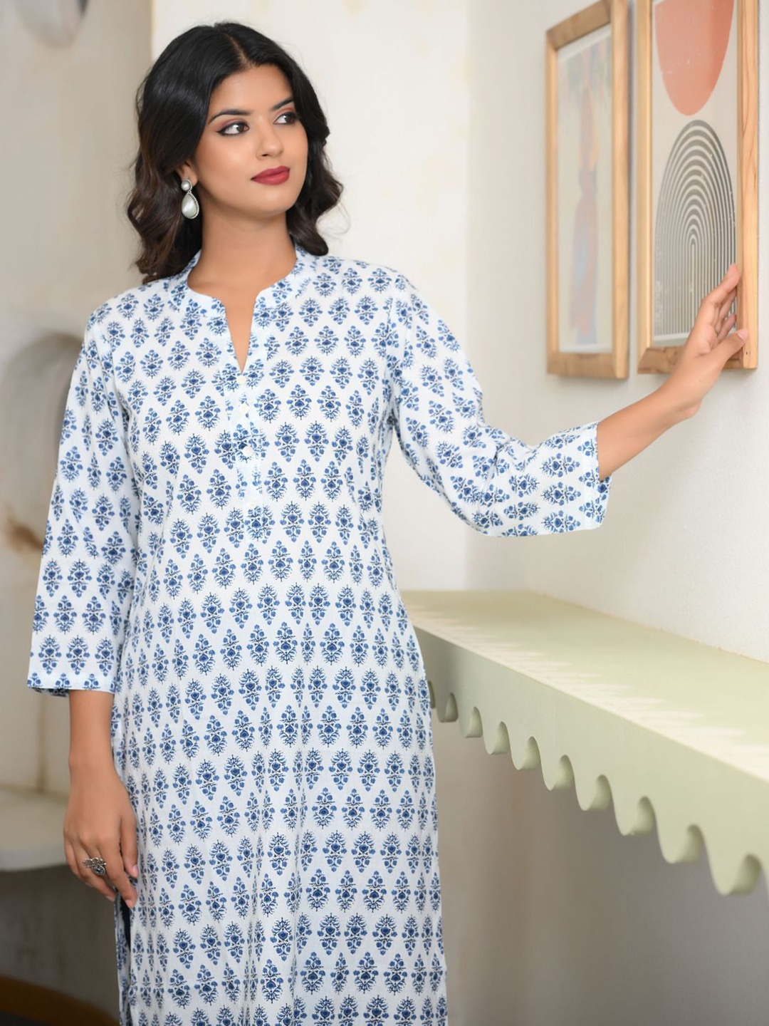 Jaipuriya Fab Private Limited Ethnic Motifs Printed Pure Cotton Straight Kurta, White
Jaipuriya Fab Private Limited Ethnic Motifs Printed Pure Cotton Straight Kurta, White