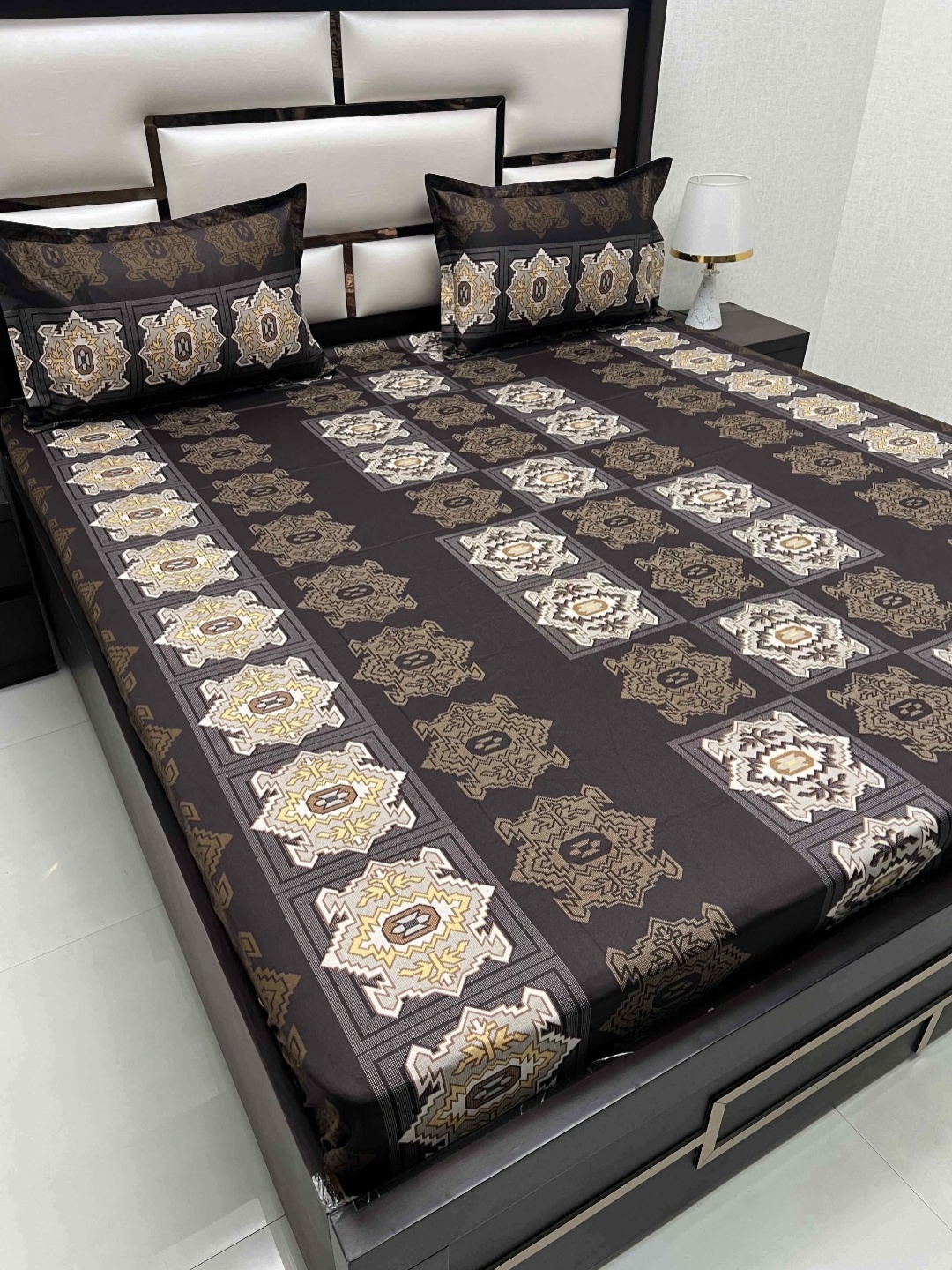 Pure Decor Cotton Queen Size Double Bed Bedsheet With 2 Pillow Covers 2.28m X 2.54m, Brown
Pure Decor Cotton Queen Size Double Bed Bedsheet With 2 Pillow Covers 2.28m X 2.54m, Brown