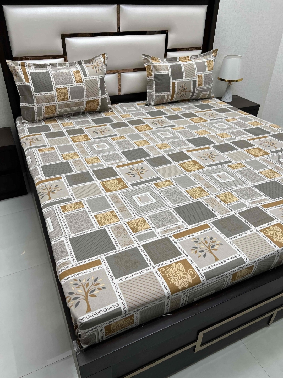 Pure Decor Passion Grey Ethnic Pure Cotton 220 TC Double Queen Bedsheet Set-2.28m x 2.55 m
Pure Decor Passion Grey Ethnic Pure Cotton 220 TC Double Queen Bedsheet Set-2.28m x 2.55 m