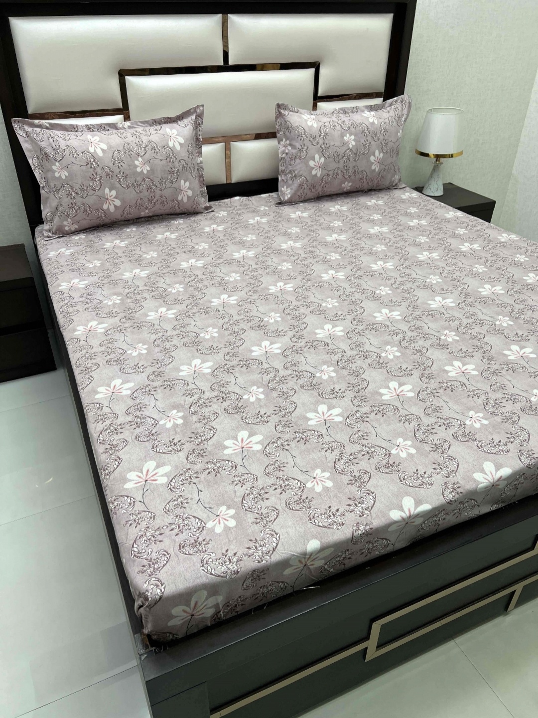 Pure Decor Cotton Queen Size Double Bed Bedsheet With 2 Pillow Covers 2.28m X 2.54m, Grey
Pure Decor Cotton Queen Size Double Bed Bedsheet With 2 Pillow Covers 2.28m X 2.54m, Grey