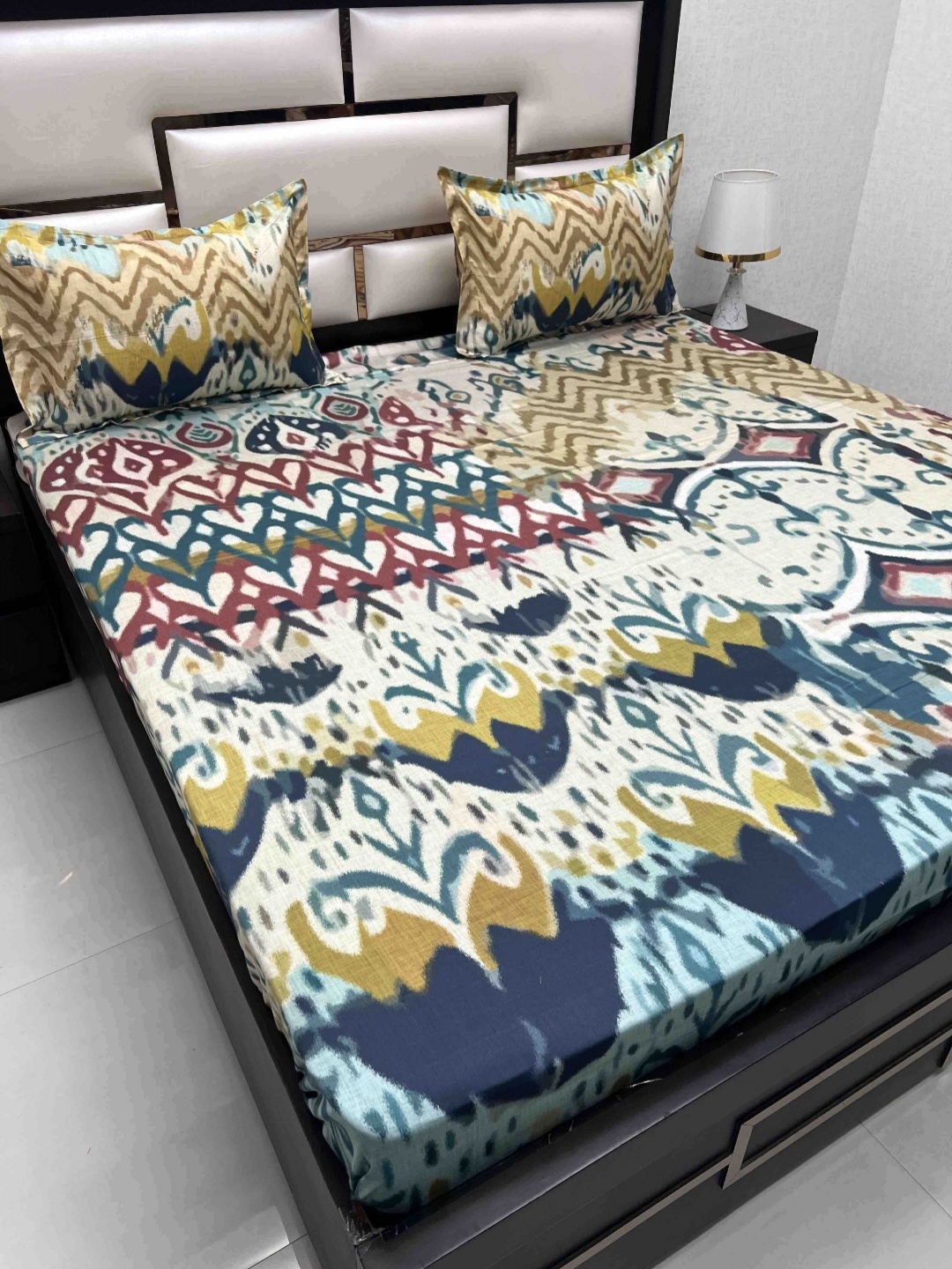 Pure Decor Cotton King Size Double Bed Bedsheet With 2 Pillow Covers 2.74m X 2.74m, Blue
Pure Decor Cotton King Size Double Bed Bedsheet With 2 Pillow Covers 2.74m X 2.74m, Blue